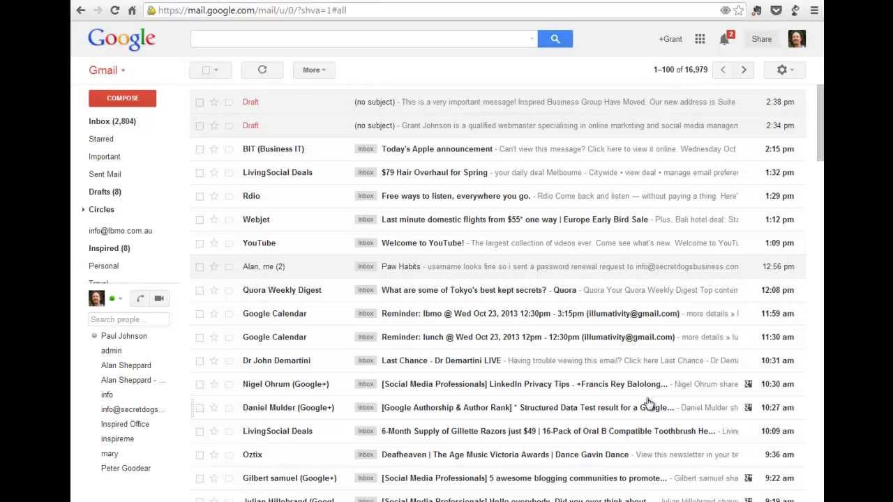 email creator gmail